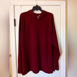 GAP GapFit Maroon All Day Hoodie